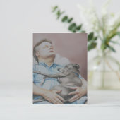 Italienische Greyhound Postcard "Nickerchen Buddie Postkarte (Stehend Vorderseite)