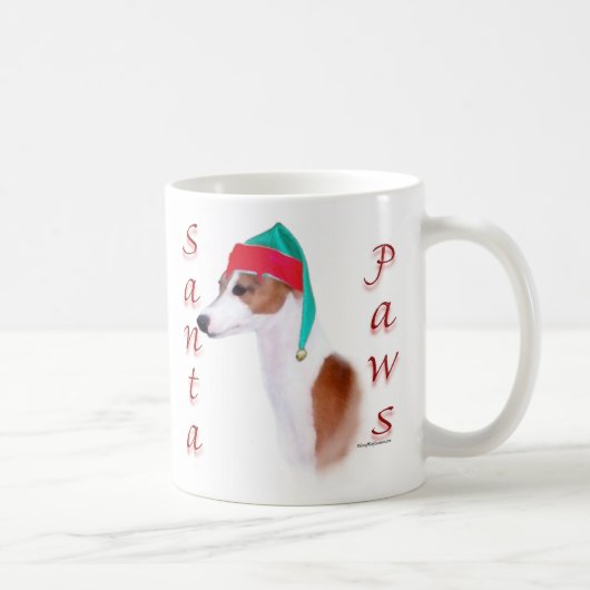 Italienische Greyhound Santa Paws Tasse (Rechts)
