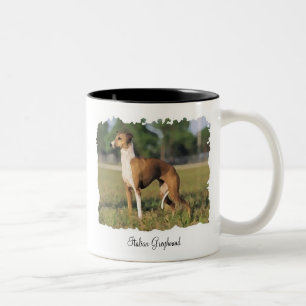 Italienische Greyhound-Tasse Zweifarbige Tasse