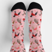 Italienische Greyhound Valentine Socken (Oben)