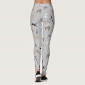Italienische Greyhound Whippet Hound Hunde Leggings (Rückseite)