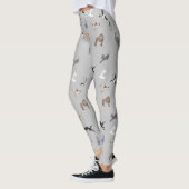 Italienische Greyhound Whippet Hound Hunde Leggings (Links)