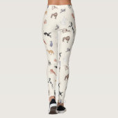 Italienische Greyhound Whippet Hound Hunde Leggings (Rückseite)
