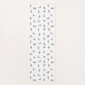 Italienische Greyhound-Yoga-Pose Yogamatte (Rückseite)