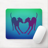 Italienische Greyhounds Playful IGs Mousepad (Mit Mouse)
