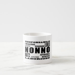 Italienische Großväter: Qualitäten Espressotasse