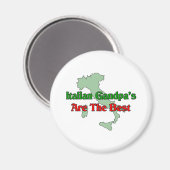 Italienische Großväter sind die besten Magnet (Vorderseite/Rückseite)