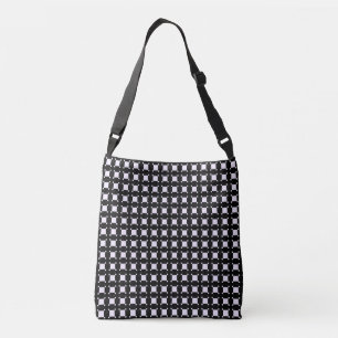 Italienische Hahnentrittmuster Fashion Crossbody B Tragetaschen Mit Langen Trägern