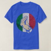 Italienische Hand Gesture Sing Language Funny Ital T-Shirt (Design vorne)