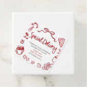 Italienische Handgezeichnete Kinderdusche Geschenkanhänger (Beispiel)