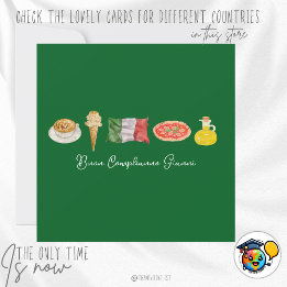 Italienische Happy Birthday Card, Buon Compleanno Feiertagskarte