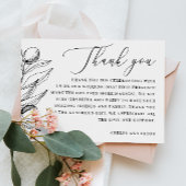 Italienische Hochzeit im eleganten Olive | Mittelm Dankeskarte