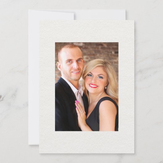 Italienische Hochzeit in Urlaubsort Foto Save The Date (Rückseite)