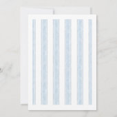 Italienische Hochzeit mit handgezogenen Lebensmitt Save The Date (Rückseite)