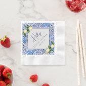 Italienische Hochzeit Napkins | Rustikaler toskani Serviette (Beispiel)
