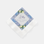 Italienische Hochzeit Napkins | Rustikaler toskani Serviette (Ecke)