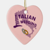 Italienische Hochzeits-Verzierung Keramikornament (Rechts)