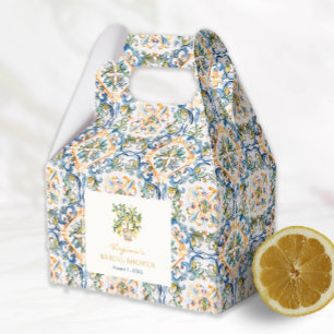 Italienische Hochzeitsdusche-Geschenkbox Geschenkschachtel