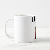 ITALIENISCHE HORN-KAFFEETASSE, TASSE MIT (Links)