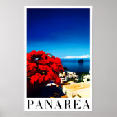 Italienische Insel Panarea - Blue Mediterranean St Poster (Vorne)