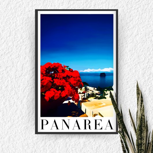 Italienische Insel Panarea - Blue Mediterranean St Poster