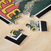 Italienische Jugendstil-Mode-Werbung Puzzle (Seite)