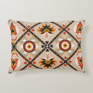 Italienische Kachel aus Majolika. Stickerei mit Bl Dekokissen