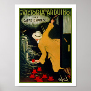 Italienische Kaffee-Maschinen-Werbeanzeige aus den Poster