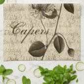 Italienische Kapern Handtücher für die Floralküche (Gefaltet)