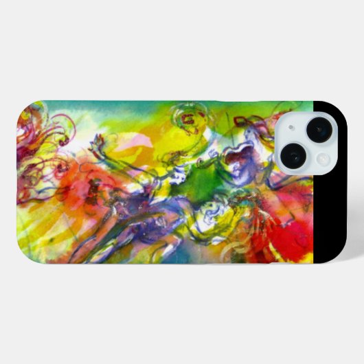 ITALIENISCHE KARNIVAL / Tanz, Musik, Theater Case-Mate iPhone Hülle (Rückseite (Horizontal))