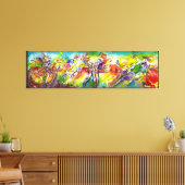 ITALIENISCHE KARNIVAL / Tanz, Musik, Theater Leinwanddruck (Insitu (Wohnzimmer))