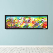 ITALIENISCHE KARNIVAL / Tanz, Musik, Theater Leinwanddruck (Insitu (Holzboden))