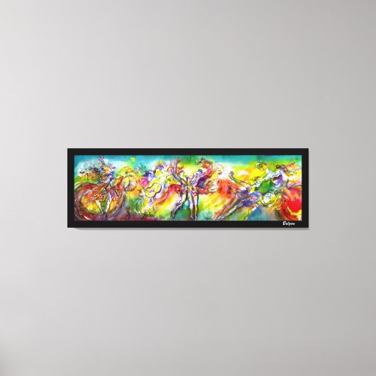 ITALIENISCHE KARNIVAL / Tanz, Musik, Theater Leinwanddruck (Vorderseite)