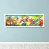 ITALIENISCHE KARNIVAL / Tanz, Musik, Theater Leinwanddruck (Insitu (Holzboden))