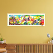 ITALIENISCHE KARNIVAL / Tanz, Musik, Theater Leinwanddruck (Insitu (Wohnzimmer))