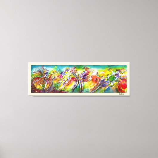 ITALIENISCHE KARNIVAL / Tanz, Musik, Theater Leinwanddruck (Vorderseite)