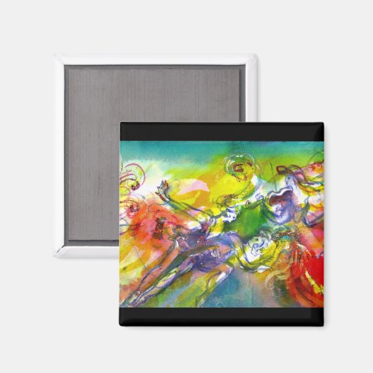 ITALIENISCHE KARNIVAL / Tanz, Musik, Theater Magnet (Vorderseite/Rückseite)