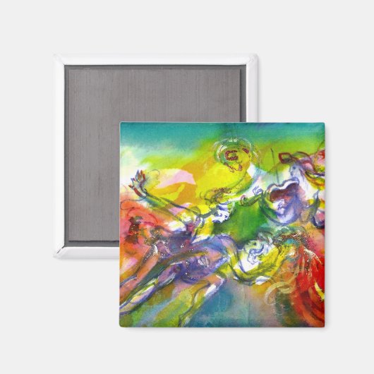 ITALIENISCHE KARNIVAL / Tanz, Musik, Theater Magnet (Vorderseite/Rückseite)