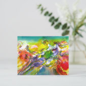 ITALIENISCHE KARNIVAL / Tanz, Musik, Theater Postkarte (Stehend Vorderseite)