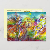 ITALIENISCHE KARNIVAL / Tanz, Musik, Theater Postkarte (Vorne/Hinten)