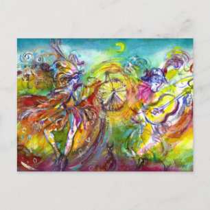 ITALIENISCHE KARNIVAL / Tanz, Musik, Theater Postkarte