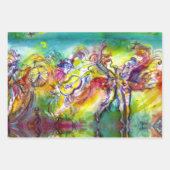 ITALIENISCHE KARNIVAL / Venezianische Masquerade,  Geschenkpapier Set (Vorderseite 3)