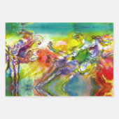 ITALIENISCHE KARNIVAL / Venezianische Masquerade,  Geschenkpapier Set (Vorderseite 2)