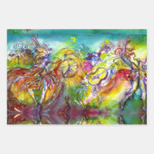 ITALIENISCHE KARNIVAL / Venezianische Masquerade,  Geschenkpapier Set (Vorderseite)