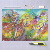 ITALIENISCHE KARNIVAL / Venezianische Masquerade,  Seidenpapier (Handwerk)