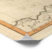 Italienische Karte Atlas Poster (Ecke)