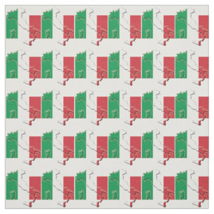 ITALIENISCHE KARTE   Italienische Flagge Stoff