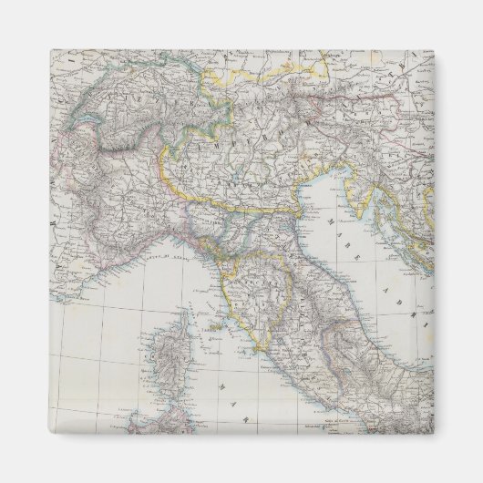 Italienische Karte Magnet (Vorne)