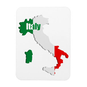 Italienische Karte Magnet