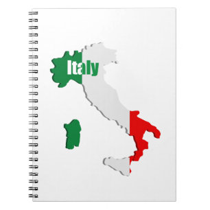 Italienische Karte Notizblock